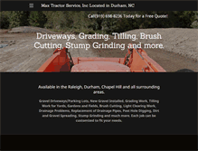 Tablet Screenshot of maxtractorservice.com